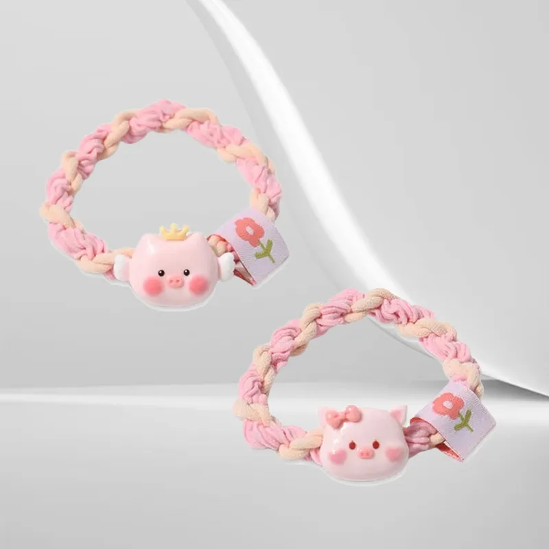 GIRATI Fabric Resin Hair Tie Women's-9