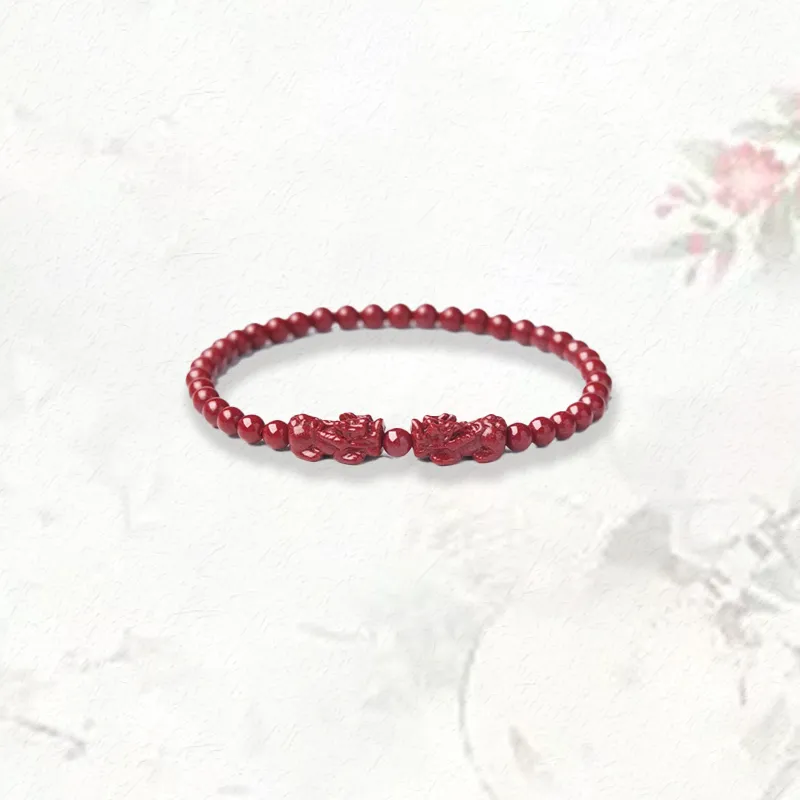 GIRATI Reconstructed Cinnabar Bracelets Unisex-1