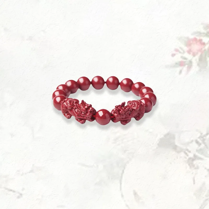 GIRATI Reconstructed Cinnabar Bracelets Unisex-9