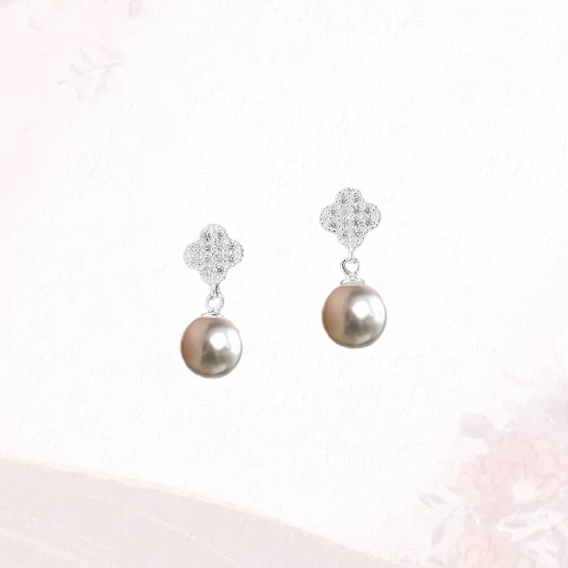 GIRATI Pearl Earrings Women's-2