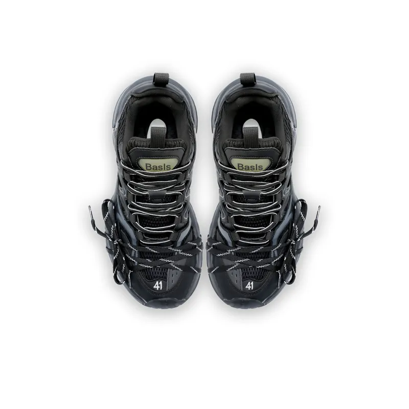 K-WANG Paris Breeze Anti-Slip And Wear-Resistant Height Increasing Low-Top Chunky Sneakers Unisex-21
