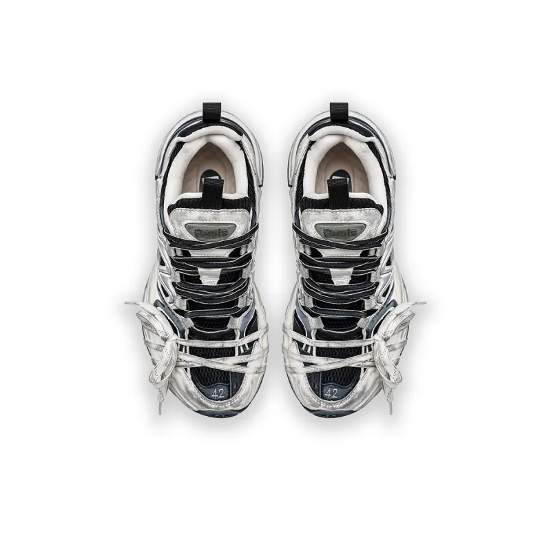K-WANG Paris Breeze Anti-Slip And Wear-Resistant Height Increasing Low-Top Chunky Sneakers Unisex-33