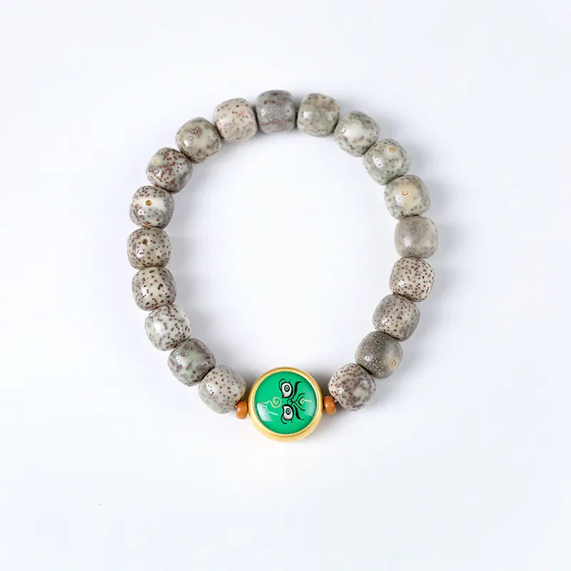 Yi Zhi Jing Star Moon Bodhi Seeds Bracelets Unisex-3