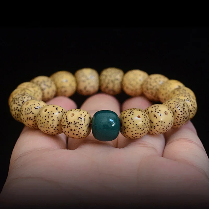 Yi Zhi Jing Star Moon Bodhi Seeds Bracelets Unisex-5