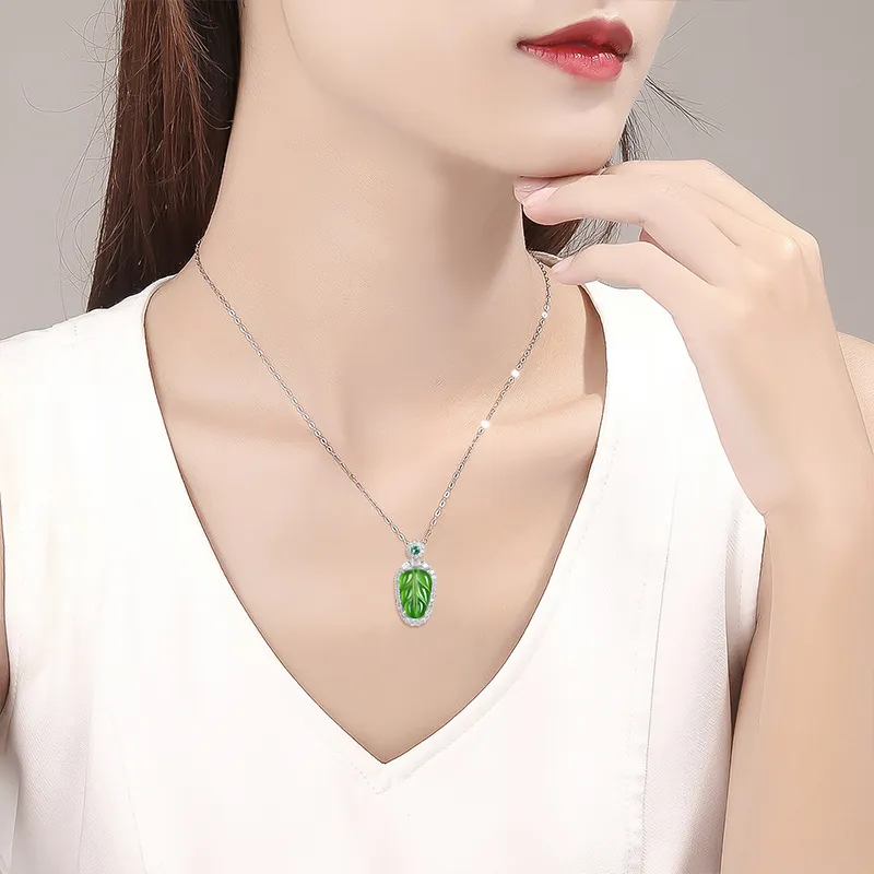 Yi Zhi Jing Ice Glutinous Pendants Women's-2