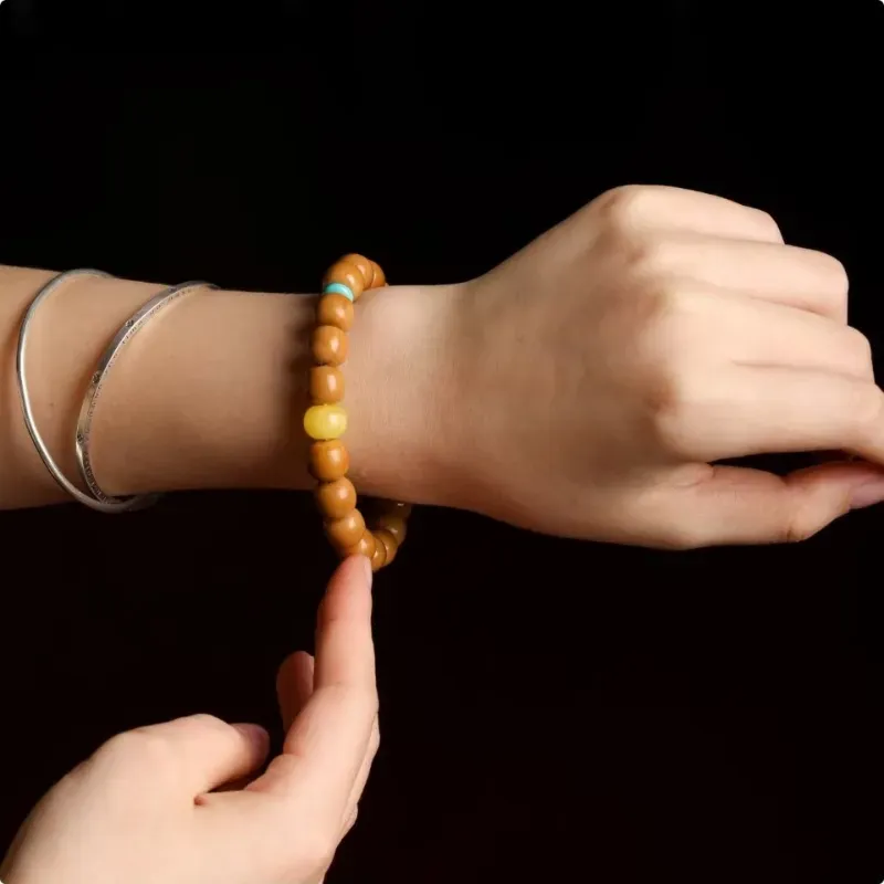 Yi Zhi Jing Monkey Head Walnut Bracelets Unisex-5