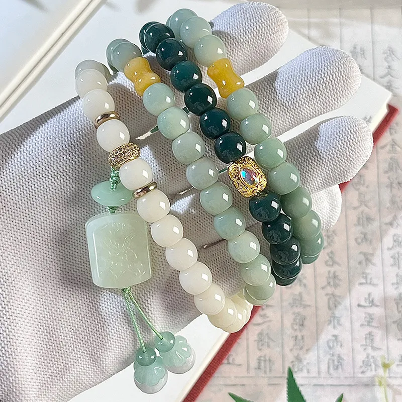 Yi Zhi Jing Bodhi Root Bracelets Unisex-2