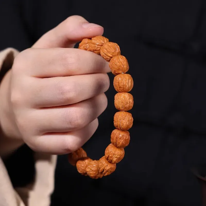 Yi Zhi Jing Monkey Head Walnut Bracelets Unisex-2