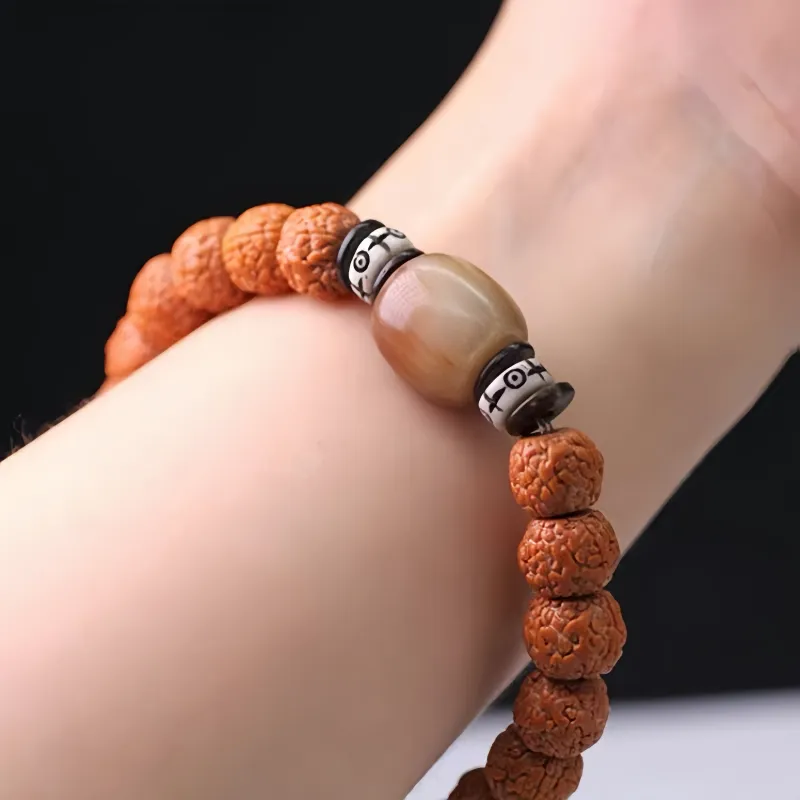 Yi Zhi Jing King Kong Bodhi Seeds Bracelets Unisex-3