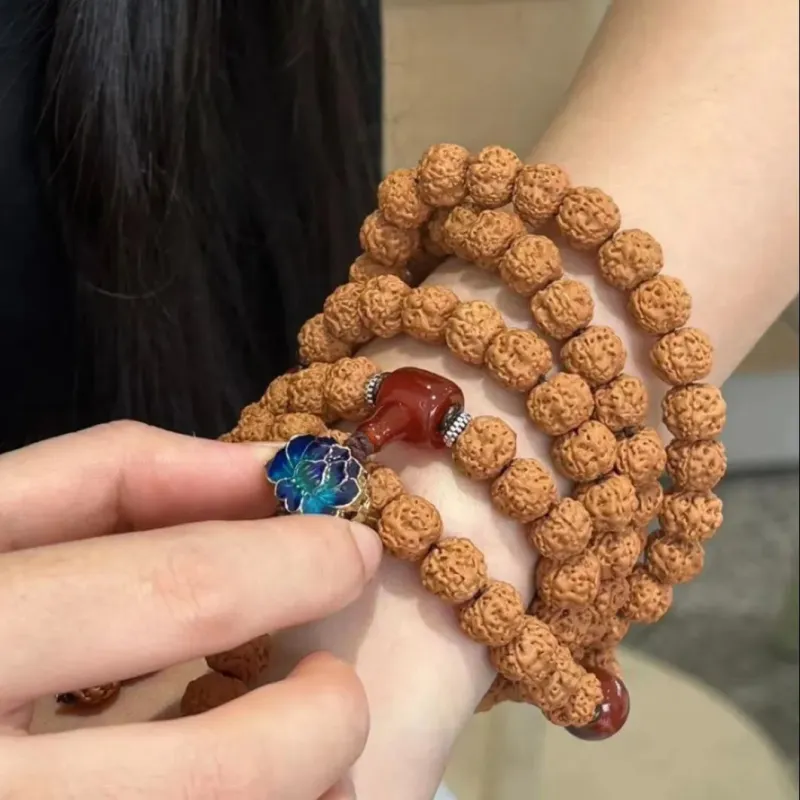 Yi Zhi Jing King Kong Bodhi Seeds Bracelets Unisex-14
