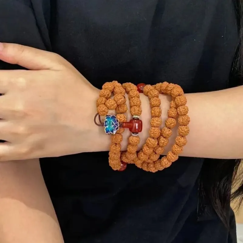 Yi Zhi Jing King Kong Bodhi Seeds Bracelets Unisex-13