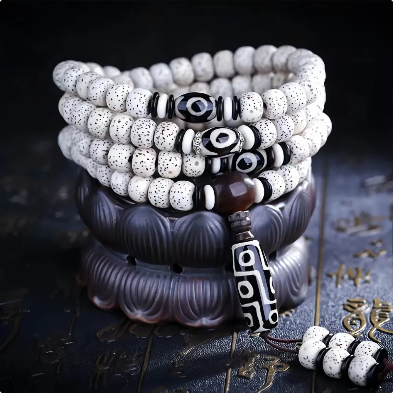 Yi Zhi Jing Star Moon Bodhi Seeds Bracelets Unisex-1