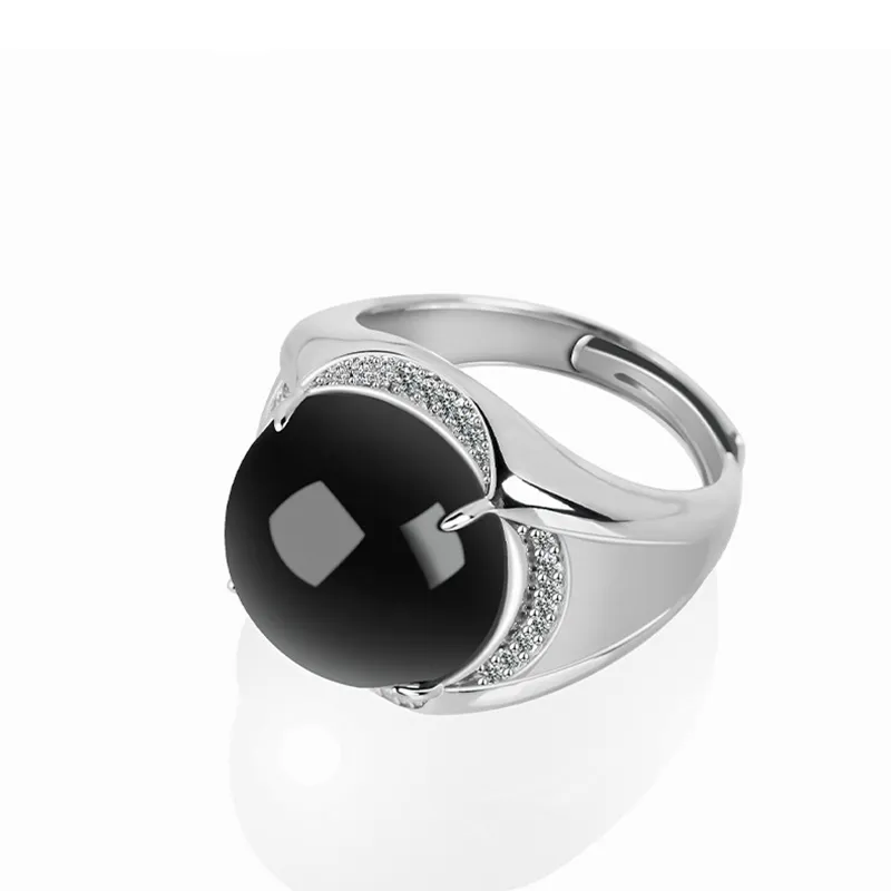 Yi Zhi Jing Bean Type Rings Men's-1
