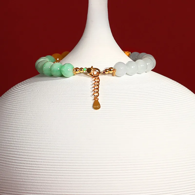 Yi Zhi Jing Glutinous Jade Jadeite Bracelets Women's-2