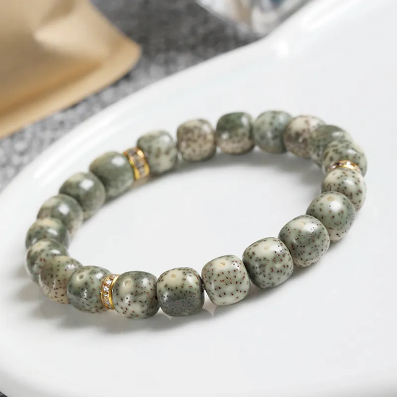 Yi Zhi Jing Star Moon Bodhi Seeds Bracelets Unisex-3