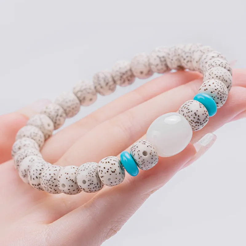 Yi Zhi Jing Star Moon Bodhi Seeds Bracelets Unisex-2