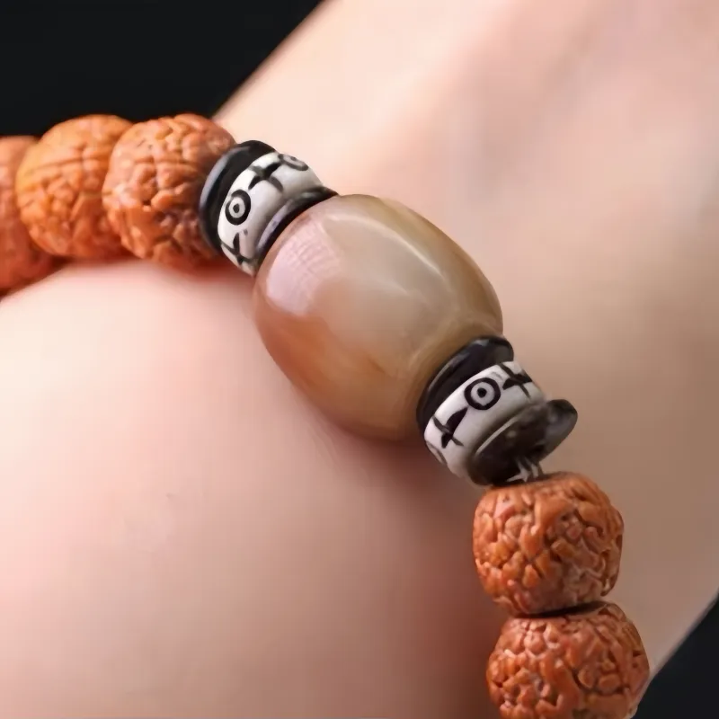 Yi Zhi Jing King Kong Bodhi Seeds Bracelets Unisex-2
