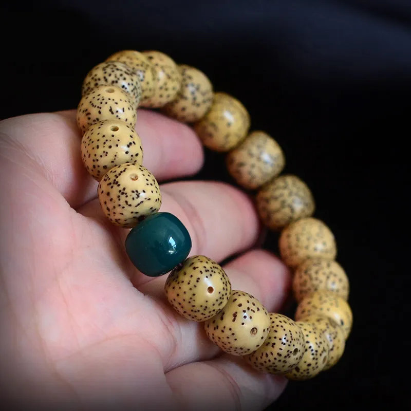 Yi Zhi Jing Star Moon Bodhi Seeds Bracelets Unisex-2