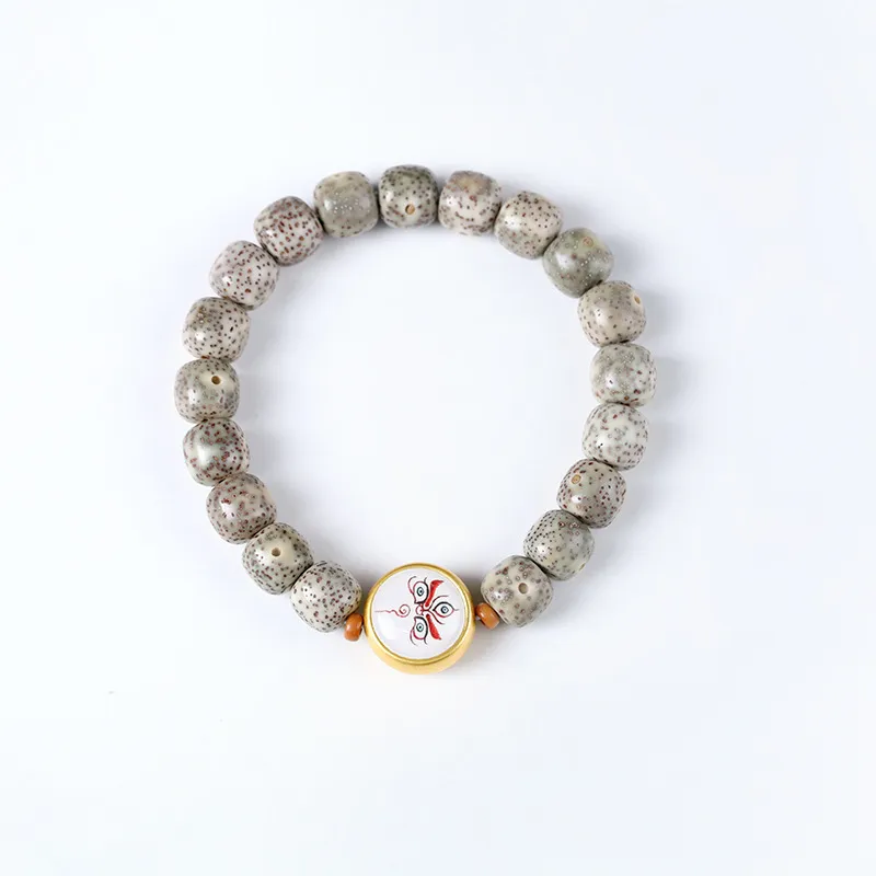Yi Zhi Jing Star Moon Bodhi Seeds Bracelets Unisex-13
