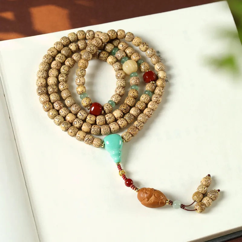 Yi Zhi Jing Star Moon Bodhi Seeds Bracelets Unisex-1