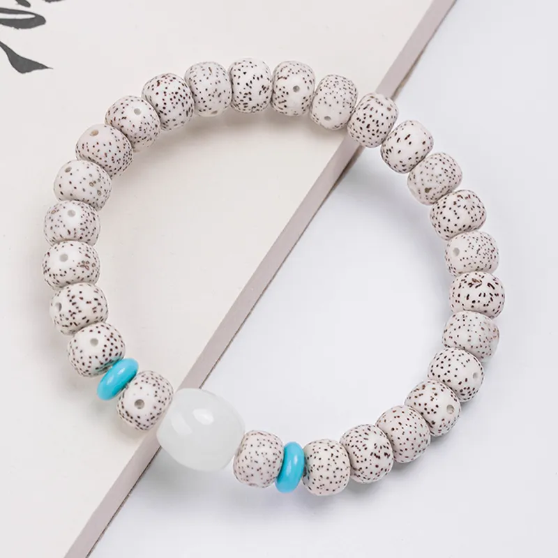 Yi Zhi Jing Star Moon Bodhi Seeds Bracelets Unisex-5