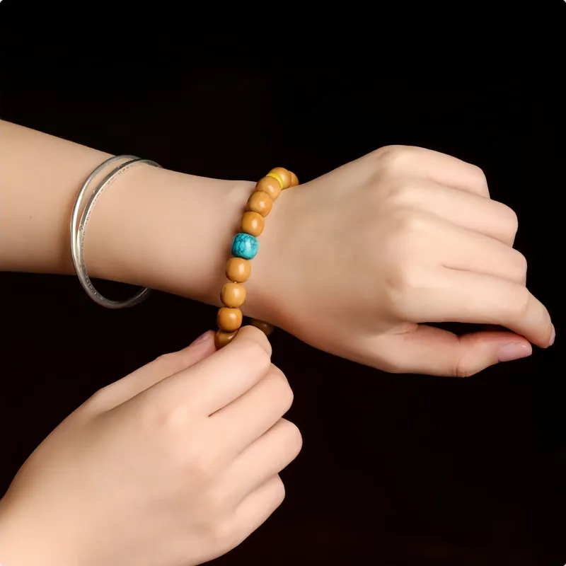 Yi Zhi Jing Monkey Head Walnut Bracelets Unisex-1