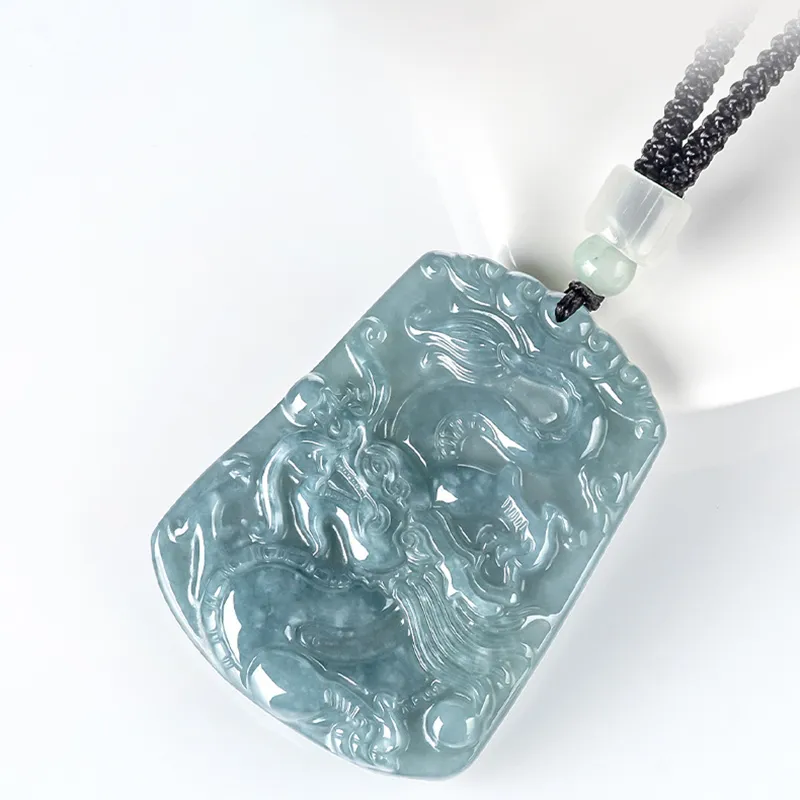 Yi Zhi Jing Glutinous Jade Jadeite Pendants Unisex-1