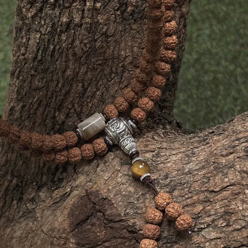 Yi Zhi Jing King Kong Bodhi Seeds Bracelets Unisex-4
