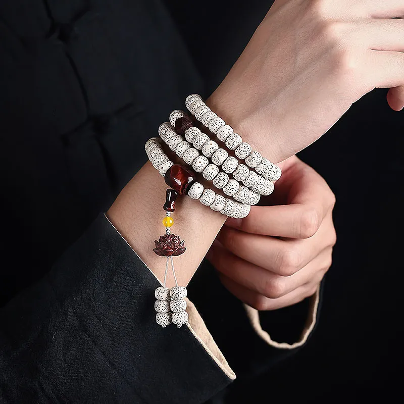 Yi Zhi Jing Star Moon Bodhi Seeds Bracelets Unisex-2