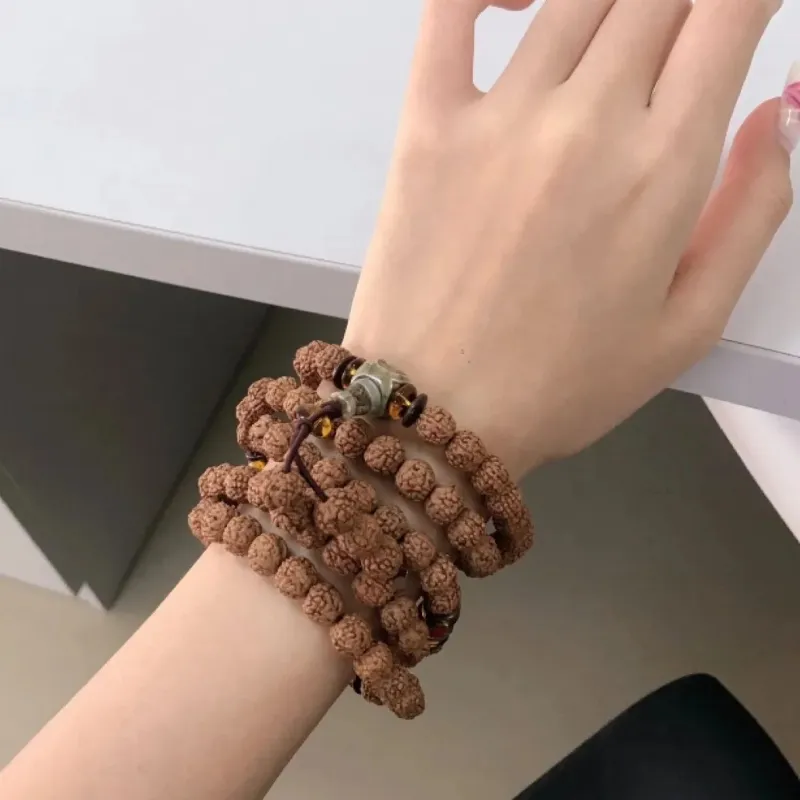 Yi Zhi Jing King Kong Bodhi Seeds Bracelets Unisex-11