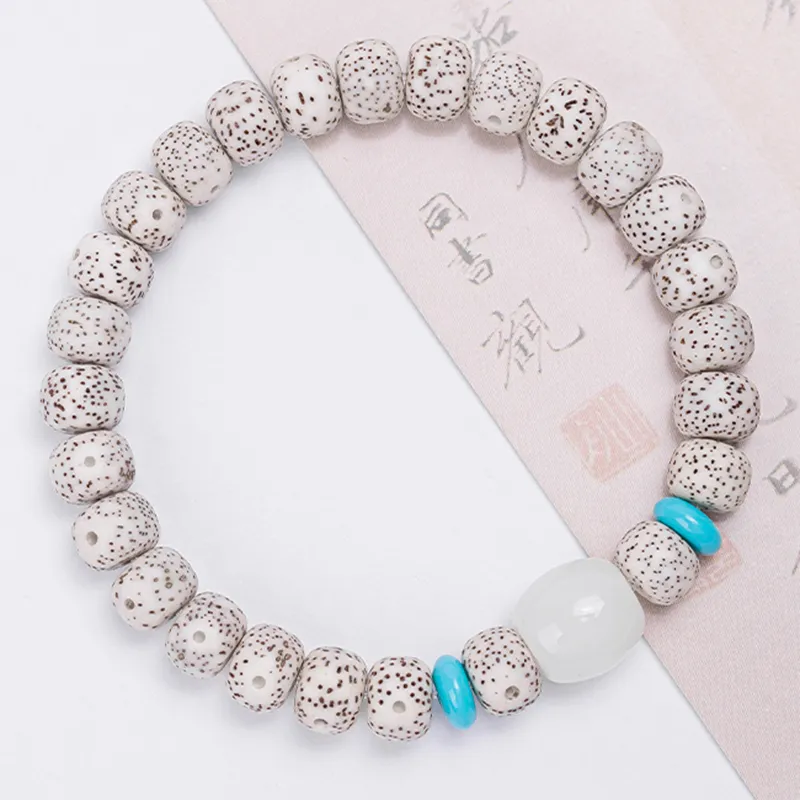 Yi Zhi Jing Star Moon Bodhi Seeds Bracelets Unisex-3