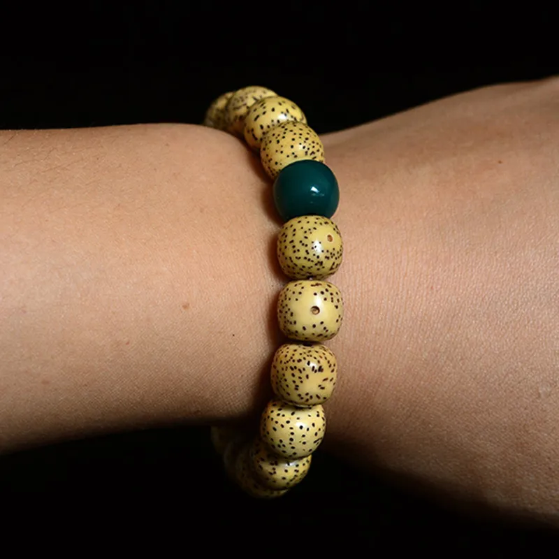 Yi Zhi Jing Star Moon Bodhi Seeds Bracelets Unisex-3