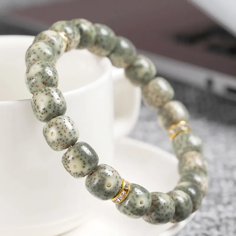 Yi Zhi Jing Star Moon Bodhi Seeds Bracelets Unisex-4