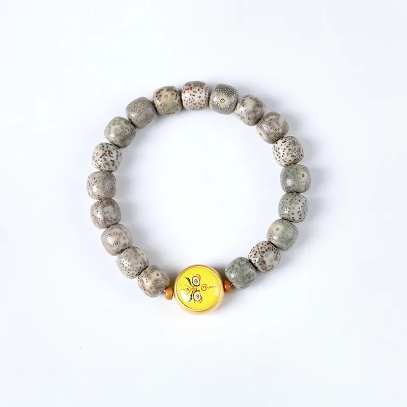 Yi Zhi Jing Star Moon Bodhi Seeds Bracelets Unisex-6