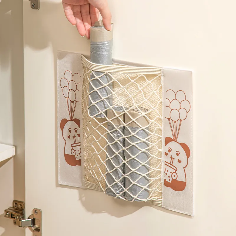 Xiaomi Mom Kitchen Trash Bag Storage Hook and Loop Mesh Bag, Storage Bag-1
