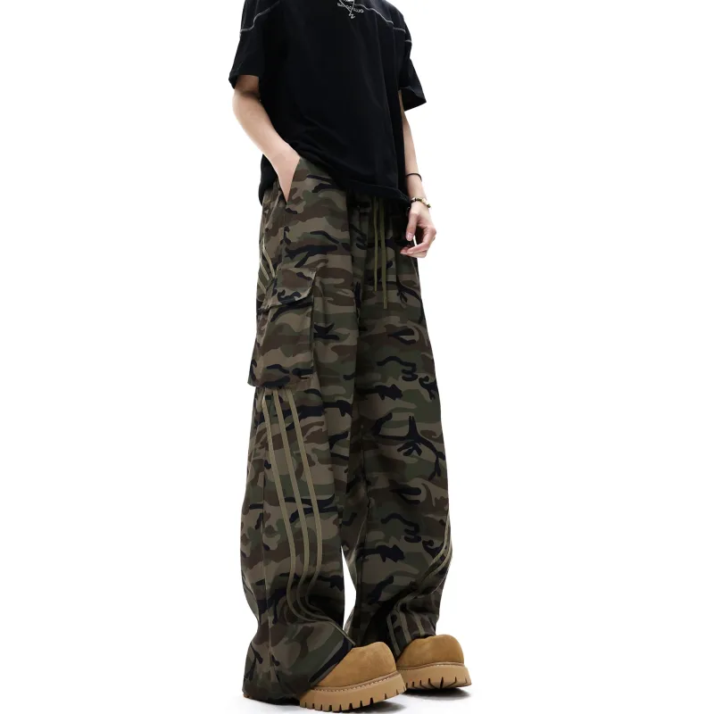 KLAMMKICKS Cargo Pants Unisex Camouflage-4