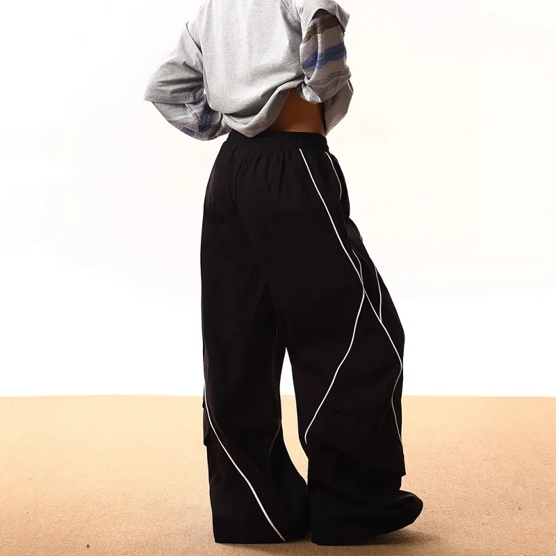KLAMMKICKS Casual Pants Unisex Black-3