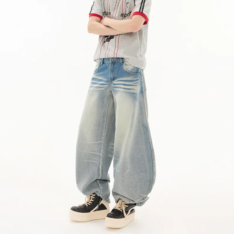 KLAMMKICKS Jeans Unisex Light Blue-2