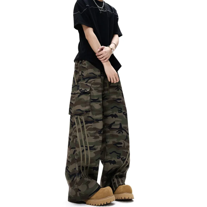 KLAMMKICKS Cargo Pants Unisex Camouflage-2