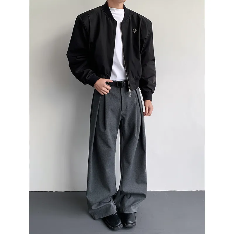 KLAMMKICKS Casual Pants Unisex Gray-4