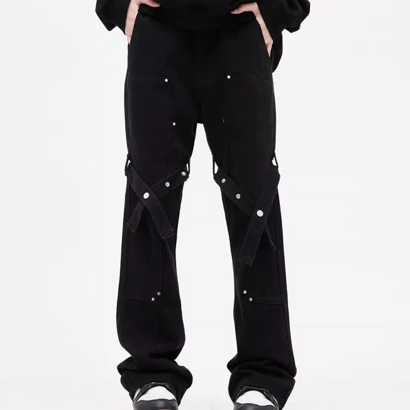 KLAMMKICKS Jeans Unisex Black-2