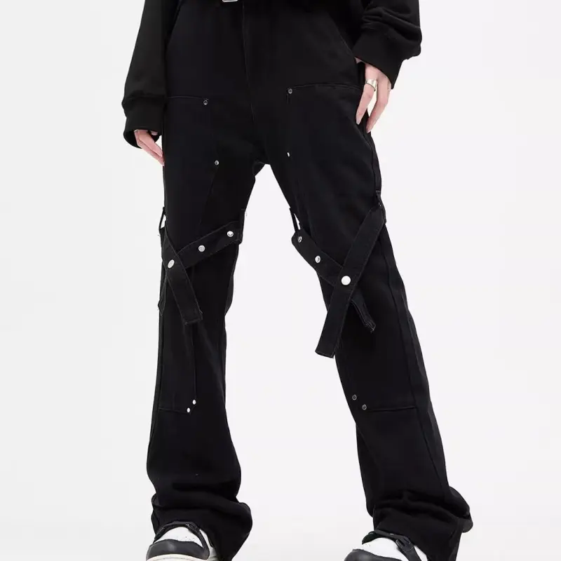 KLAMMKICKS Jeans Unisex Black-4