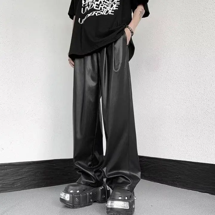 KLAMMKICKS Leather Pants Unisex Black-5