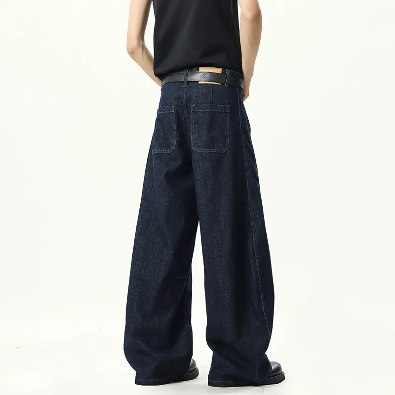 KLAMMKICKS Jeans Unisex Navy Blue-5