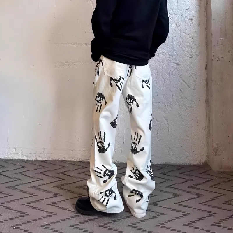 KLAMMKICKS Jeans Unisex White-2