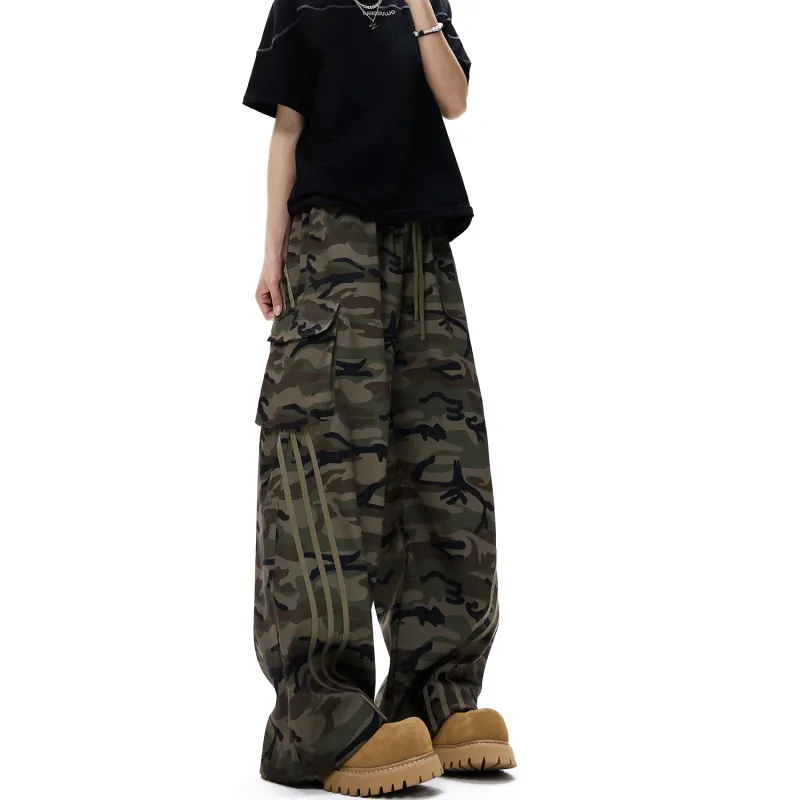 KLAMMKICKS Cargo Pants Unisex Camouflage-1