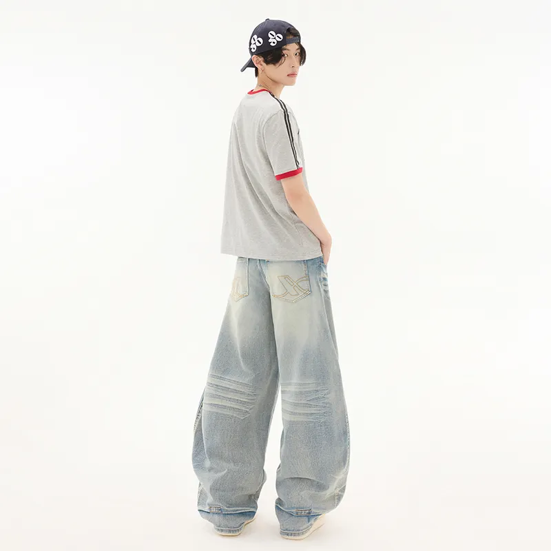 KLAMMKICKS Jeans Unisex Light Blue-4