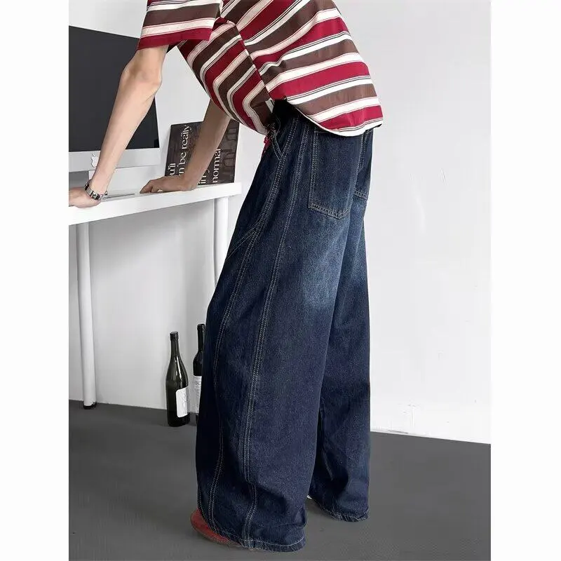 KLAMMKICKS Jeans Unisex Navy Blue-4
