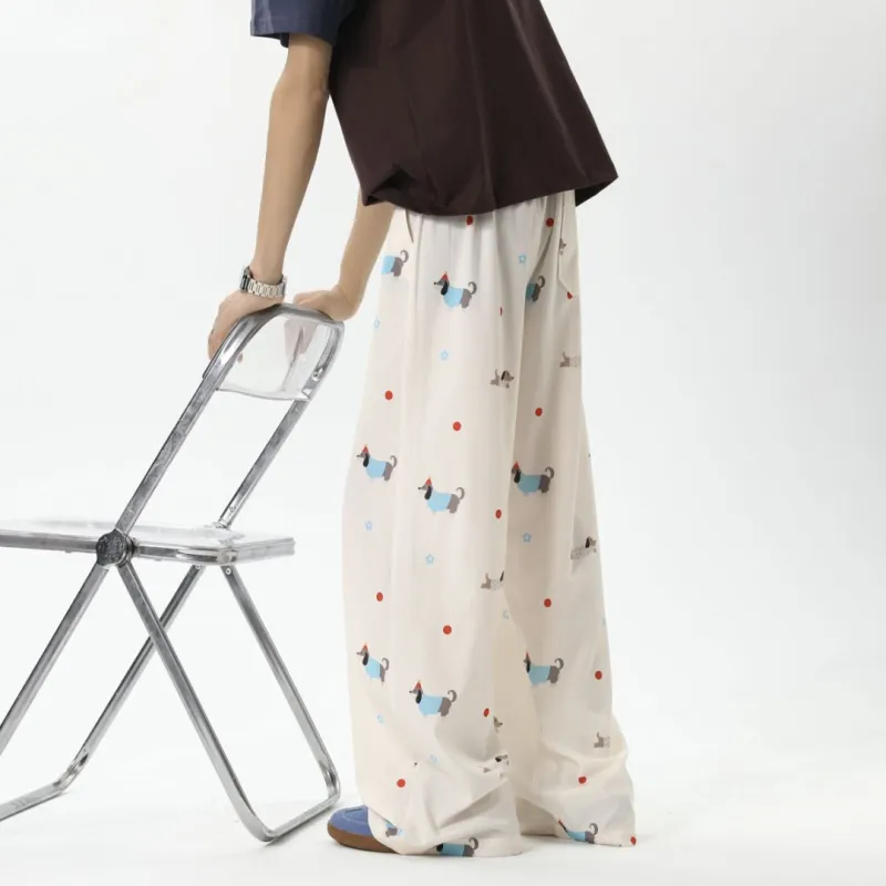 PAINT STAIN Casual Pants Unisex-3