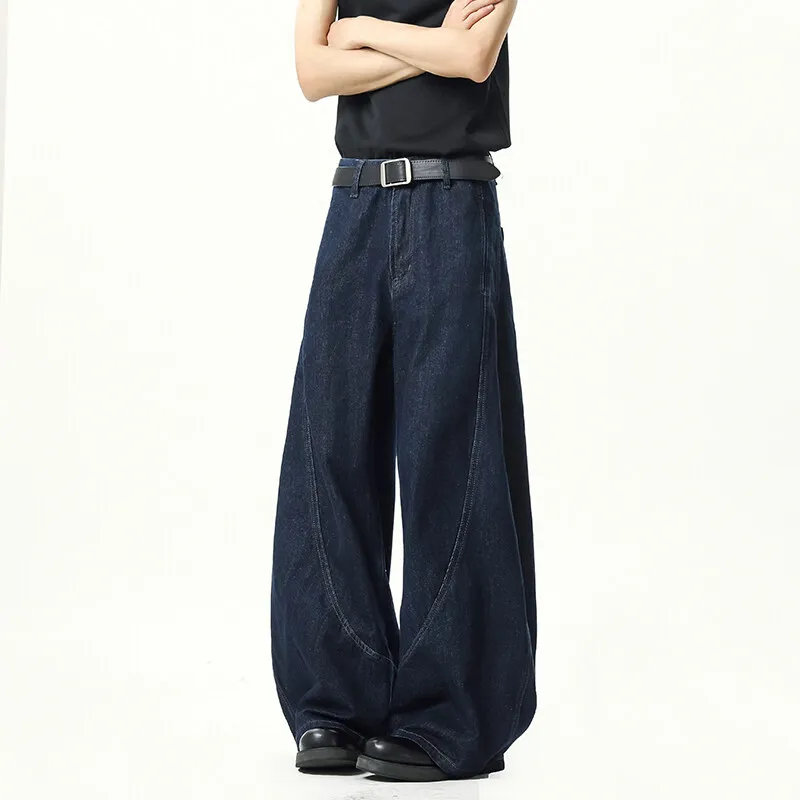 KLAMMKICKS Jeans Unisex Navy Blue-1